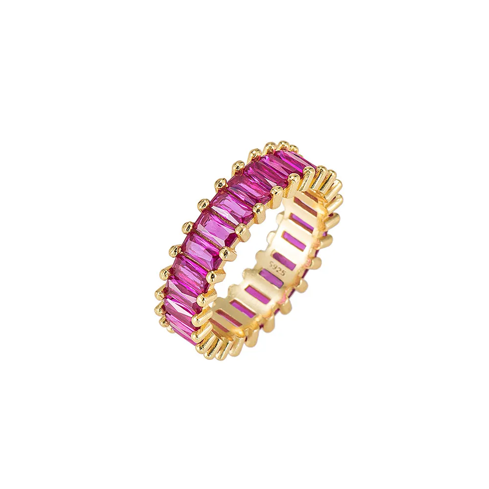 Ruby Set Band Ring