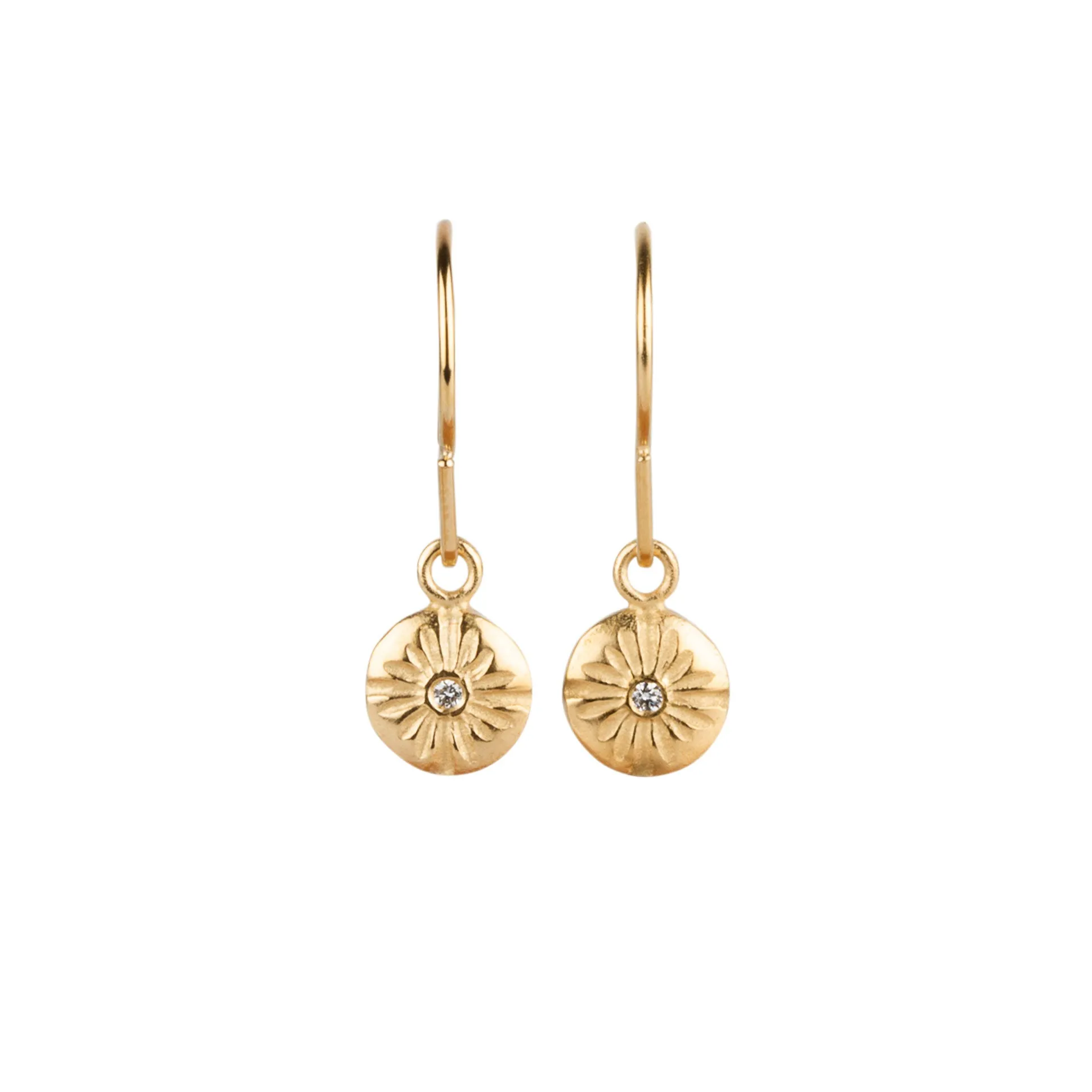 Small Lucia Dangle Vermeil Earrings