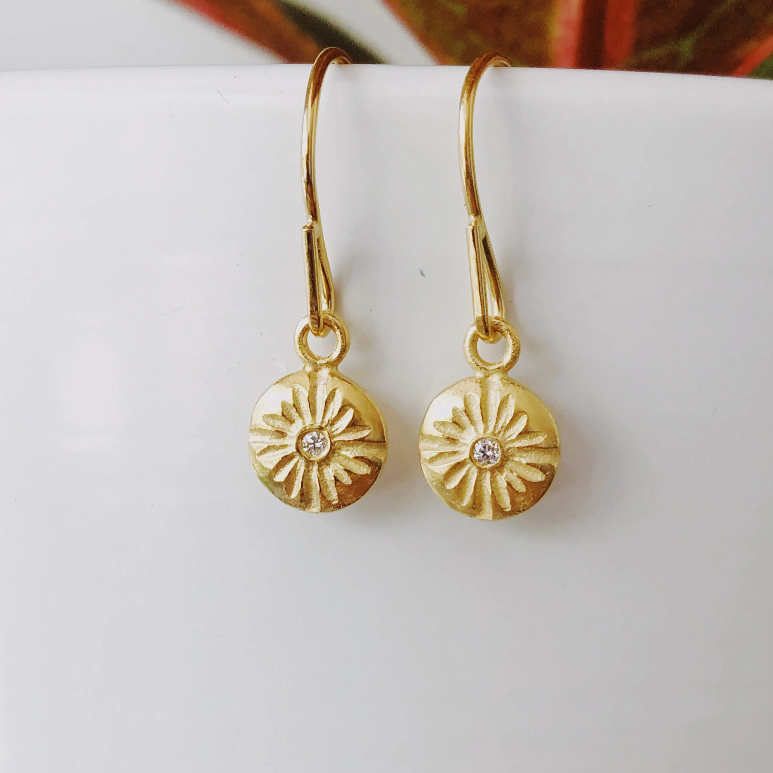 Small Lucia Dangle Vermeil Earrings