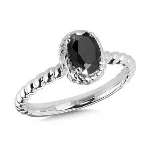 Sterling Silver Onyx Ring