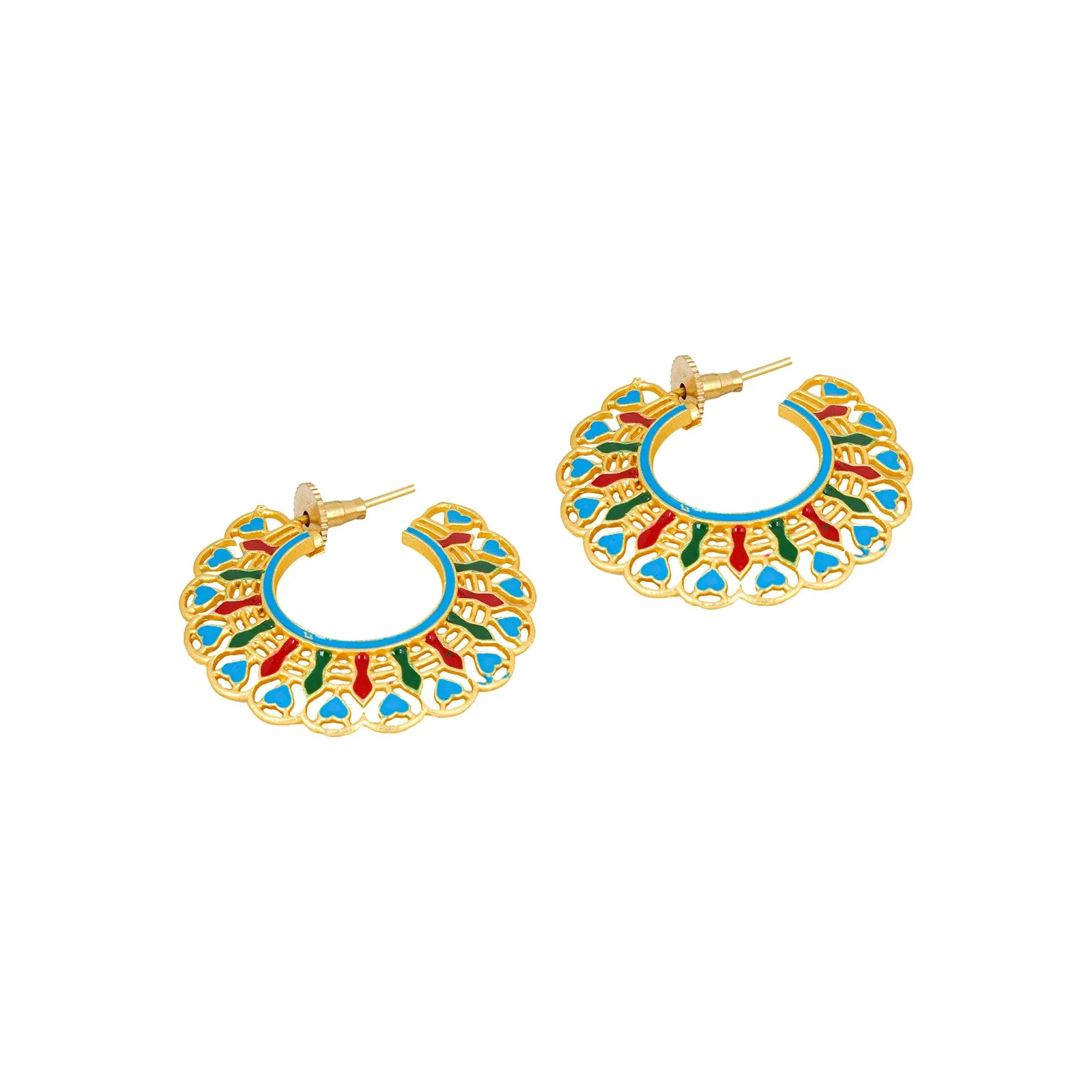 Teejh Aamani Blue Earrings