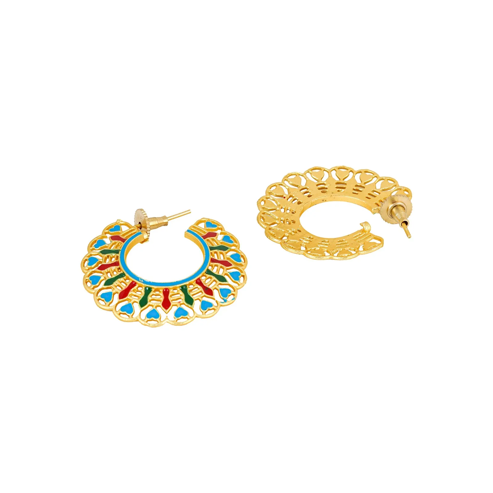 Teejh Aamani Blue Earrings