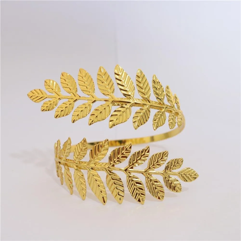 Vintage Roman Laurel Leaf Arm Cuff