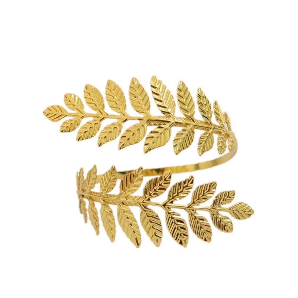 Vintage Roman Laurel Leaf Arm Cuff