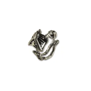 whole Skeleton Sterling Silver adjustable Ring