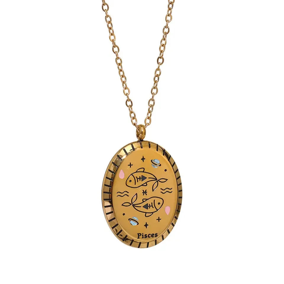 Zodiac Pendant Necklace