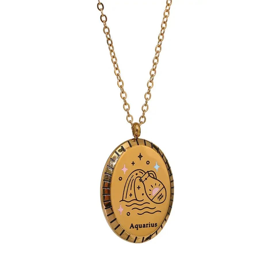 Zodiac Pendant Necklace