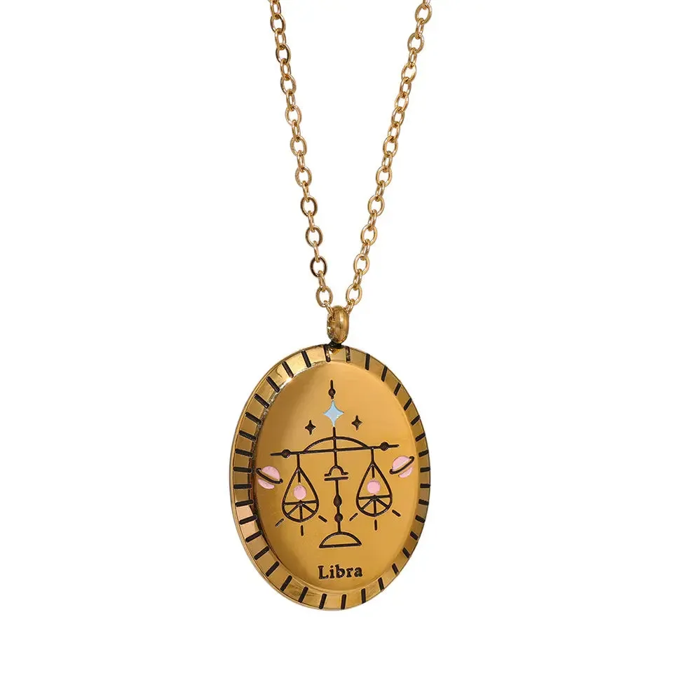 Zodiac Pendant Necklace