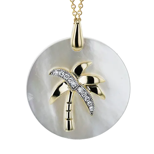 ZP1214 Pendant in 14k Gold with Diamonds